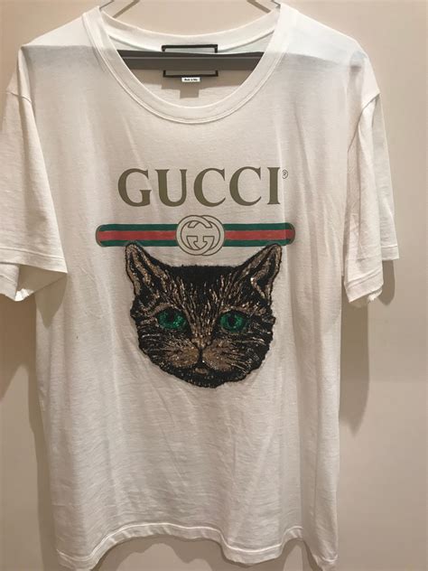 gucci sequin cat shirt